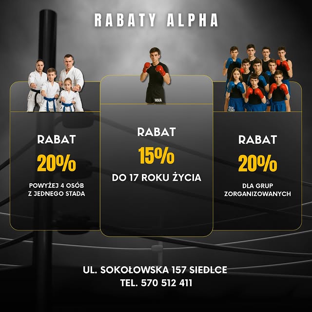 Rabaty FIGHT GYM EMS